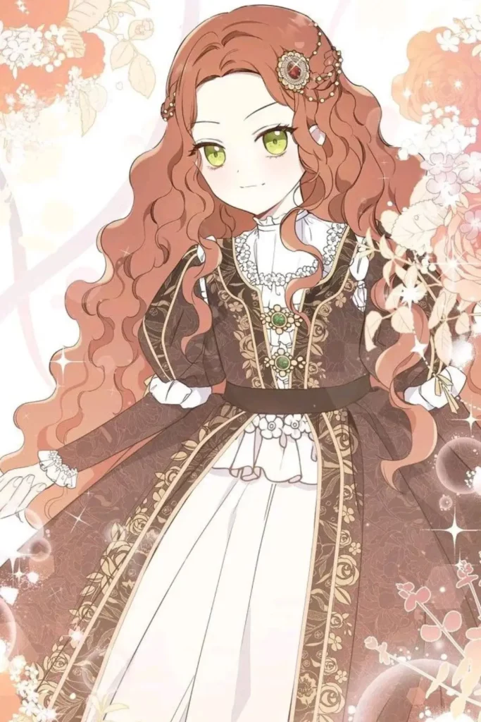 Illustration de Firentia Lombardie tirée du manhwa La nouvelle Cheffe de clan. Avis complet sur la série.
