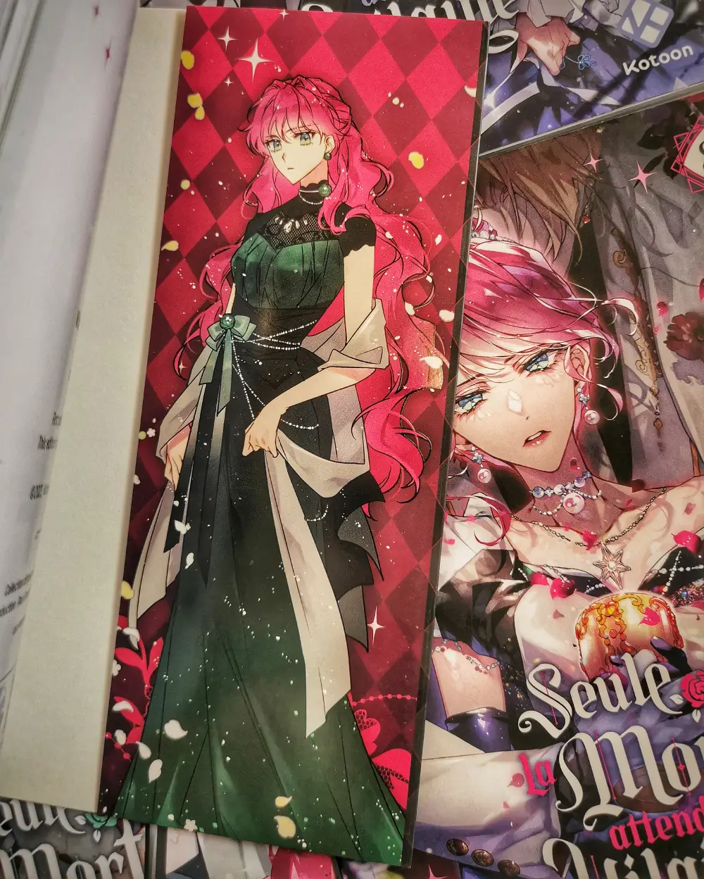Manhwa villainess Seule la mort attend la vilaine, ma sélection coup de cœur. Visuel de Pénélope Eckhart.