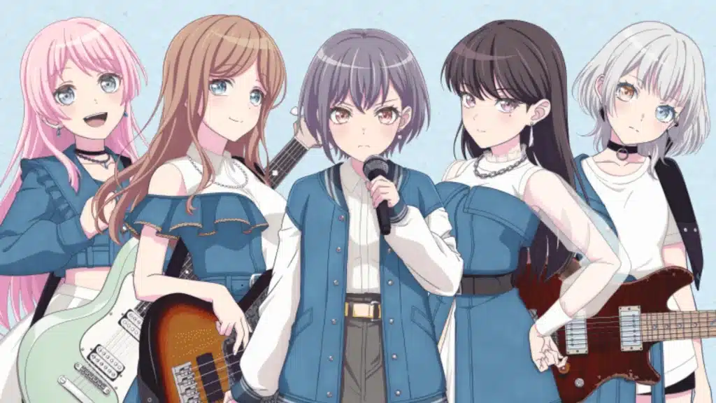 Visuel officiel de l'anime Bang Dream! It's MyGo!!!!! disponible sur crunchyroll.