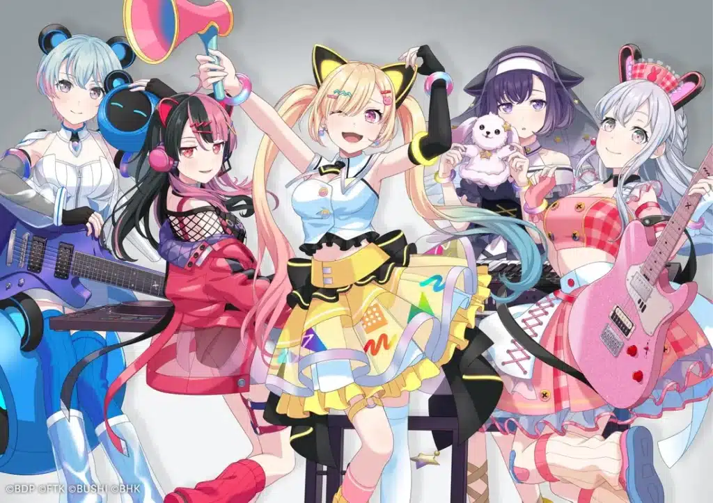 BanG Dream! Our Notes! Jeu mobile musical. Groupe Mugendai MewType.