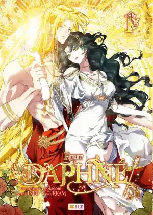 Couverture du tome 1 du manhwa Pour Daphney aux éditions Kbooks.
