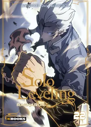 Couverture du tome 22 du manhwa Solo Leveling Ragnarok aux éditions Kbooks.
