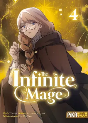 Couverture du tome 4 du manhwa The Infinite Mage aux éditions Pika Wavetoon.