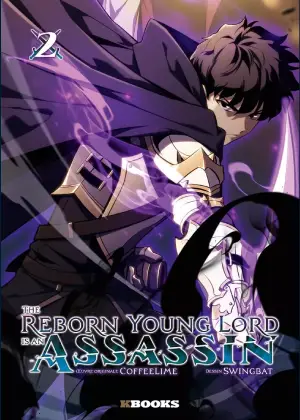 Couverture du tome 2 du manhwa The Reborn young Lord is an Assassin aux éditions Kbooks.